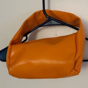 Minimalist Orange Shoulder Bag